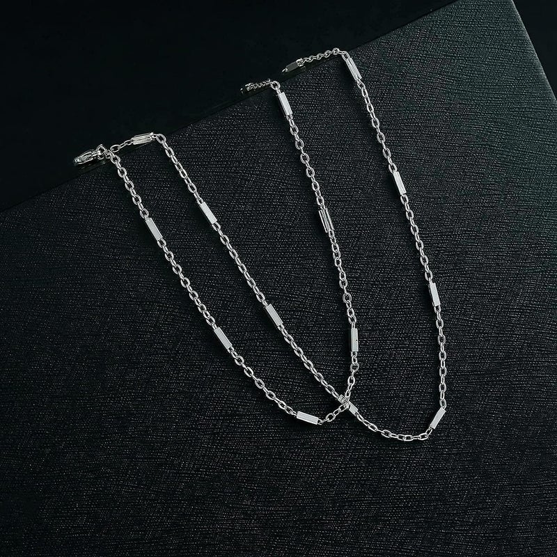 MIDEEO Gold/Silver Ankle Bracelets for Women,14K Gold Anklets for Women Waterproof Cuban Link Heart Beads Herringbone Rhinestone Anklets Set Layered Anklet Bracelets for Women Gold Jewelry Gift - Image 5